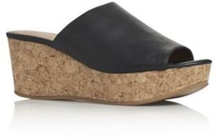 Next Leather Mule Wedges