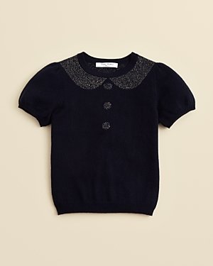 Brooks Brothers Girls' Cashmere Peter Pan Collar Sweater - Sizes Xs-xl