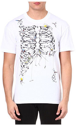 McQ Ribcage print t-shirt Alexander McQueen White