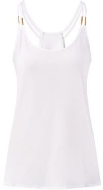 New Look White Metal Trim Double Strap Cami