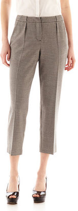 JCPenney Worthington Pleated Cropped Pants - Tall