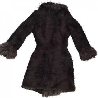Sonia Rykiel Brown Fur Coat