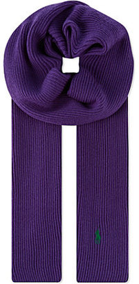 Ralph Lauren Ribbed merino wool scarf - for Men