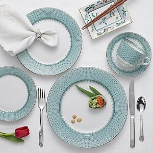 Mottahedeh Green Lace 5 Piece Place Setting