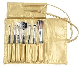 niceeshop(TM) Professional Eye Lip Foundation Makeup Brush Set Makeup Kit with Gold Bag,7pcs