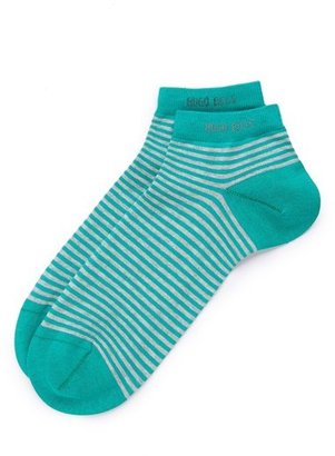 HUGO BOSS 'Marc' Stripe Stretch Cotton Ankle Socks