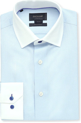 Duchamp Herringbone Slim-Fit Single-Cuff Shirt - for Men