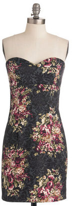 Ixia Filigree and Floral Dress in Sheath