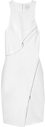 Dion Lee Zip-trimmed cutout cotton dress
