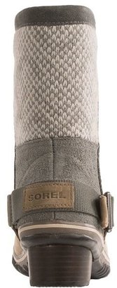 Sorel Slimshortie Boots - Suede-Knit (For Women)