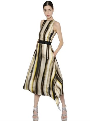 Ferragamo Printed Twill Dress