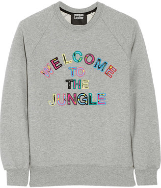 Markus Lupfer Welcome to the Jungle Cotton-Terry Sweatshirt