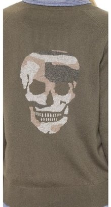 360 SWEATER Camo Skull Cashmere Sweater