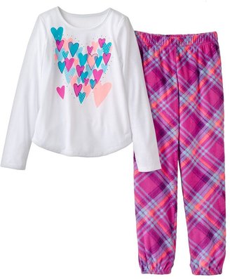 Hello Kitty So ® heart fleece pajama set - girls