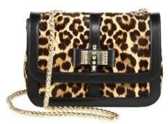 Christian Louboutin Sweet Charity Dyed Calf Hair Small Shoulder Bag