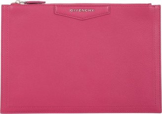Givenchy Medium Antigona Zip Pouch-Pink