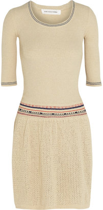 Etoile Isabel Marant Stretch-knit intarsia mini dress