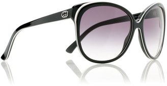 Gucci Ladies GG3165/S Grey Round Sunglasses