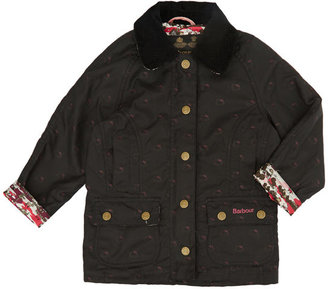 Hello Kitty Barbour Children Age 2 to 12 Print Beadnell Wax Jacket