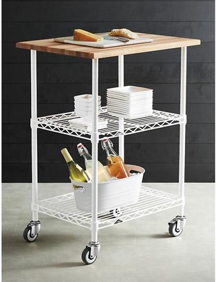 Container Store Chef's Cart Silver