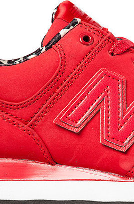 New Balance The 574 Classic Sneaker in All Red