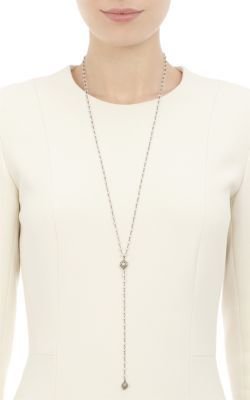 Feathered Soul Women's Mixed Gemstone Y-Chain-Colorless