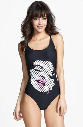 Betsey Johnson 'Betsey Meets Friend' One-Piece Swimsuit
