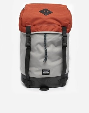 ASOS Backpack with Clips - Grey