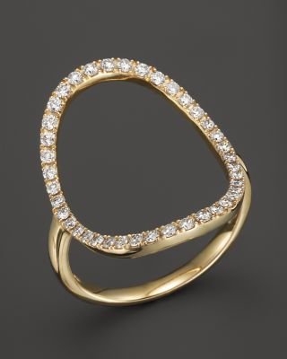Bloomingdale's Diamond Oval Ring in 14K Yellow Gold, .40 ct. t.w. - 100% Exclusive