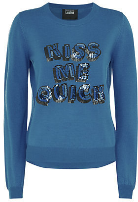 Markus Lupfer Kiss Me Quick Sequin Sweater