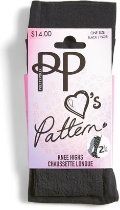 Pretty Polly 'Wave & Spot' Knee High Socks (2-Pack)