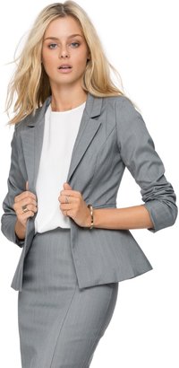 Forcast Sharon Pinstripe Suit Jacket Blazers