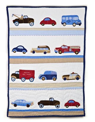 Whistle & Wink Cars and Trucks Embroidered Quilt
