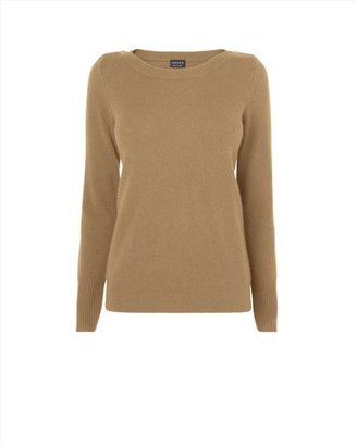 Jaeger Wool Cashmere Button Sweater