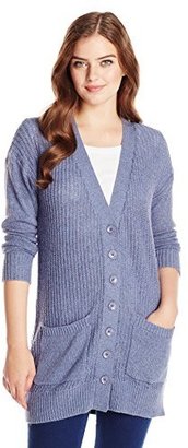 C&C California Women's Long Sleeve Aran Cardigan Sweater