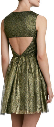 Erin Fetherston ERIN Open-Back Lace Cocktail Dress