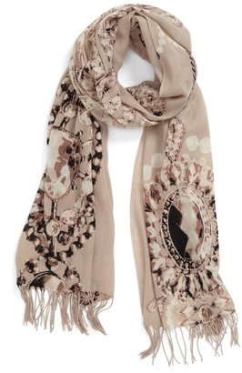 Nordstrom 'Romantic Jewels' Wool & Cashmere Scarf