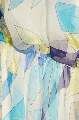 Emilio Pucci Printed silk-chiffon maxi dress
