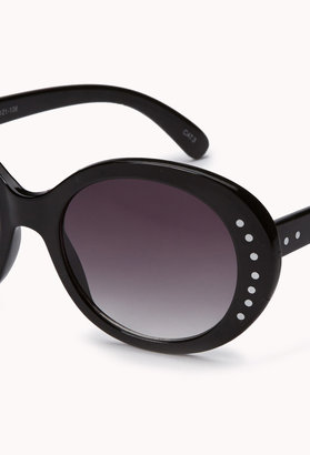 Forever 21 F7743 Studded Round Sunglasses