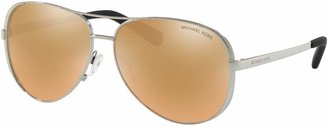 Michael Kors Chelsea Metal UVA/UVB Protection Aviator Sunglasses
