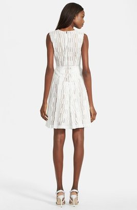 Tracy Reese Lace Fit & Flare Dress