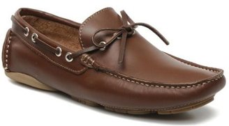 Marvin&co Men's Palira Cuir Square toe Loafers in Brown