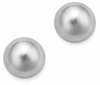Bloomingdale's 14K White Gold Polished Button Earrings, 12mm - 100% Exclusive
