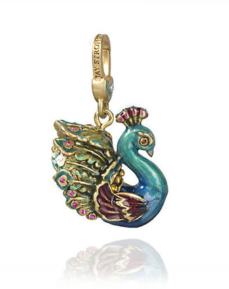 Jay Strongwater Peacock Charm