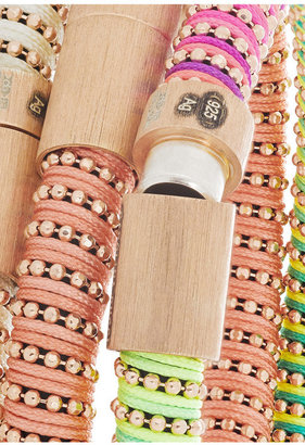 Carolina Bucci Twister set of three rose gold-plated and silk bracelets