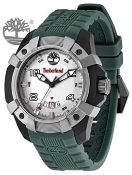 Timberland Men's green 'chocorua' plastic analogue watch