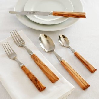 Sur La Table Dubost Olive Wood Flatware, 5-Piece Set