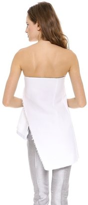 CNC Costume National Strapless Top