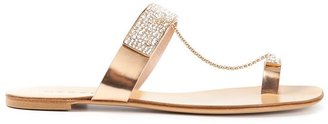 Casadei crystal embellished sandals
