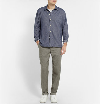 Oliver Spencer Loungewear Lounge Lux Cotton-Flannel Overshirt